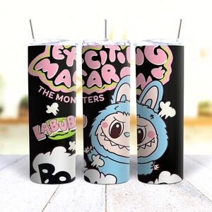 Colorful Monster Design Tumbler